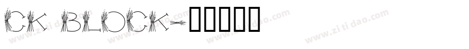 CK Block字体转换